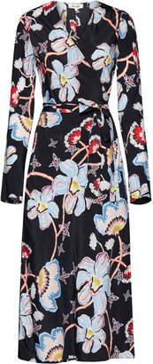 Tilly Floral-Printed V-Neck Midi Dress