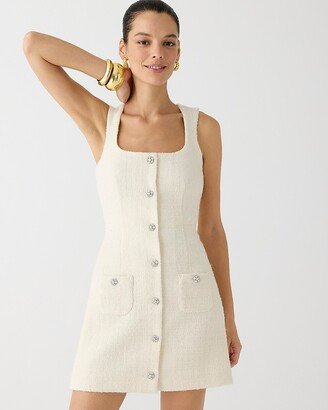 Sophia sleeveless dress with jewel buttons