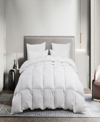 White Feather Down All Season Microfiber Comforters