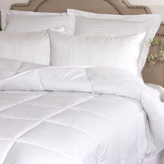 Luxury Embossed Basketweave Microfiber Down Alternative Comforter