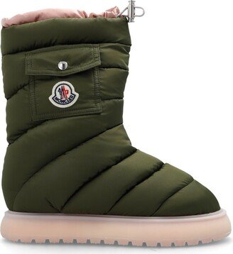 Logo Patch Puffer Boots-AA