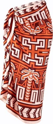 Washein Satin Sarong Cover Up California