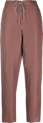 Drawstring-Fastening Waist Trousers