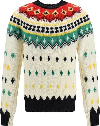 Jacquard Knitted Jumper-AA