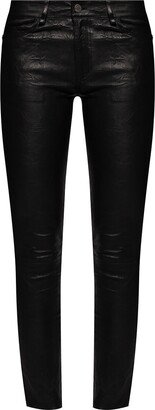 Leather Trousers - Black-AD