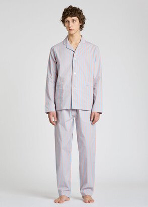 Unisex Light Blue Stripe Pyjama Top