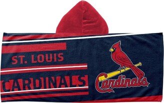 22x51 MLB St. Louis Cardinals Liner Youth Hooded Beach Towel