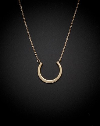 14K Half Circle Necklace