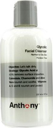 116171 8 oz Logistics for Men Glycolic Facial Cleanser for Normal & Oily Skin