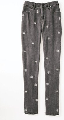 Women's The Creek Snowflake Jeans - Washed Grey - 16P - Petite Size