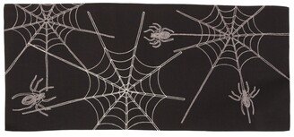 Halloween Spider Web Double Layer Table Runner