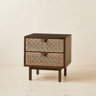 Opalhouse designed with Jungalow Palermo Nightstand Daisy Webbing Brown - Opalhouse™ designed with Jungalow™