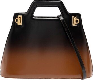 Wanda Airbrush-Effect Top Handle Bag