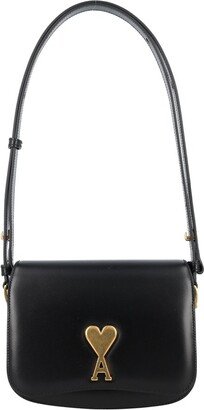 Paris de Coeur Logo Plaque Foldover Top Shoulder Bag