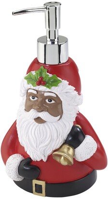 Santa with Bell Holiday Resin Soap/Lotion Pump