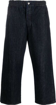 Kobe wide-leg cropped jeans-AA