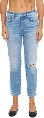 Monroe High Waist Crop Cigarette Jeans-AA