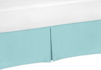 Emma Collection Blue Queen Bedskirt