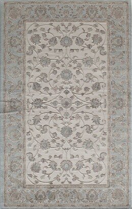 Monaco RV100C Ivory Blue Transitional Ivory Area Rug,