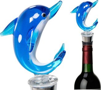 Dolphin Wine Bottle Stopper - Glass Shaped Decorations/Decor For Home Hostess Gift