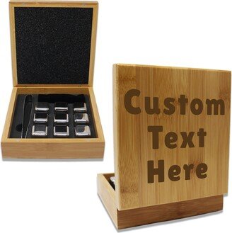 Whiskey Rocks Gift Set Personalized & Engraved With Your Custom Text