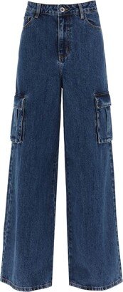 Denim Cargo Pants-AC