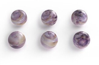 Six-Piece Flourite Wine Gems