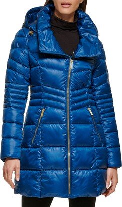 Water Resistant Hooded Puffer Jacket