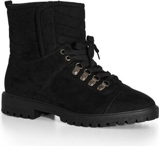 CLOUDWALKERS| Women's WIDE FIT Jackie Lace Up Ankle Boot - - 9W