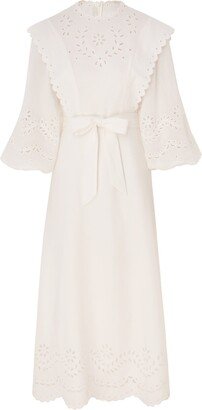 Junie Embroidered Midi Dress