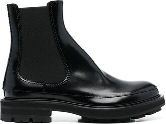 leather Chelsea boots-BR