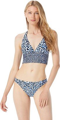 Wildcat Halter Bikini Top (Tide Blue) Women's Swimwear