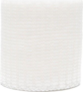 Ribbed Knit Effect Large Wax Lantern