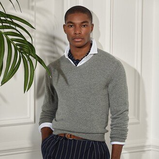 Ralph Lauren Cashmere V-Neck Sweater-AA