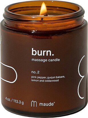maude Burn Massage Candle No. 2