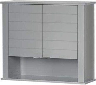 Gray 2 Door Wall Mounted Bathroom Storage Cabinet - 19.88