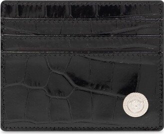 Logo-Plaque Embossed Cardholder