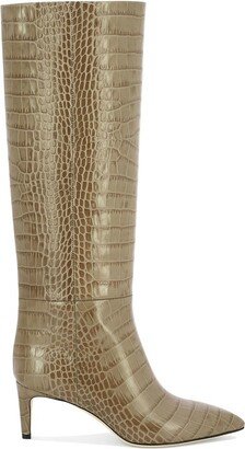 Knee-High Pointed Toe Boots-AA