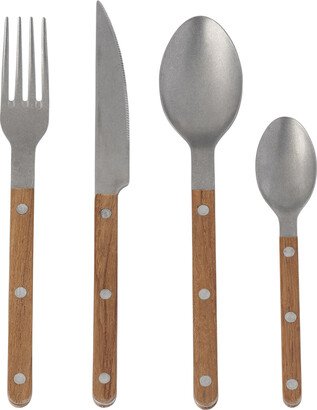 Brown Bistrot Vintage Flatware Set, 4 pcs-AA