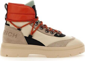 High Top Laced Sneakers