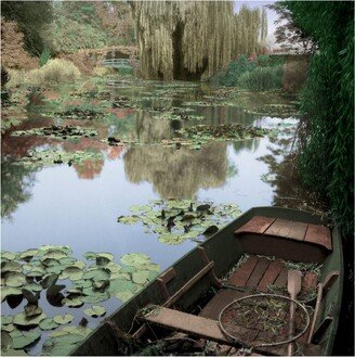 Alan Blaustein Giverny Boat #1 Canvas Art - 15.5 x 21