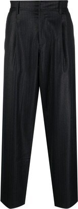 Aidan tapered-leg wool trousers