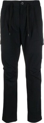 Drawstring Tapered-Leg Trousers-AJ