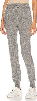 Maddalena Cashmere Jogger in Gray