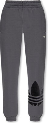 Sweatpants With Logo - Grey-AA