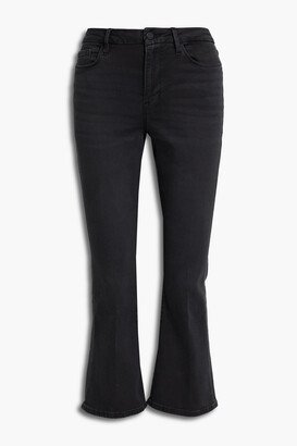 Le Crop Mini Boot mid-rise kick-flare jeans