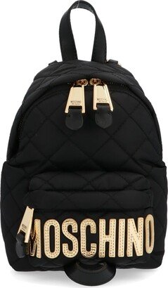 Quilted Logo Mini Backpack