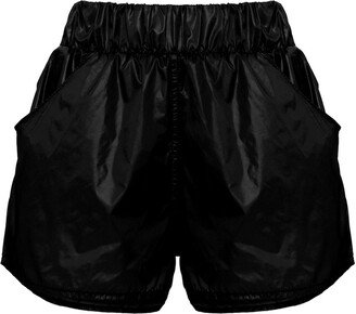 Balletto Athleisure Couture Due Tech Bio Attivo Nylon Shorts Nero Black