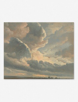 Lulu and Georgia Study of Clouds with a Sunset near Rome Wall Art by Simon Alexandre Clement Denis