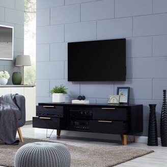 Markli TV Stand for TVs up to 61 Black - Aiden Lane